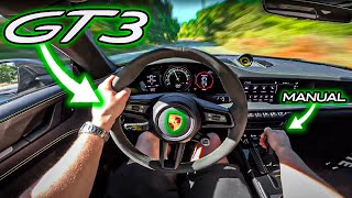 What Its Like To Drive A Manual 992 Porsche GT3 POV [upl. by Oxley]