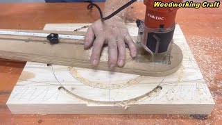 Amazing Wood Craft Ideas From Scrap Wood  Unique And Fancy Living Room Clock Designs Never Seen [upl. by Loydie42]