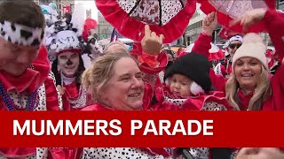 Mummers Parade begins New Years Day strut around Philadelphia [upl. by Austina]