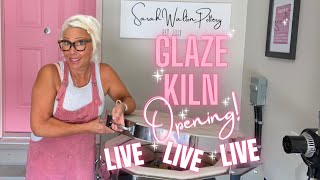 😆 THE SUSPENSE GLAZE KILN OPENING  LIVE [upl. by Kirsti]