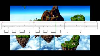 Chrono Trigger  Corridors Of Time Guitar Tab [upl. by Engamrahc]