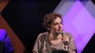 Jo Firestone Explains What She Does — Running Late with Scott Rogowsky [upl. by Ynnhoj]