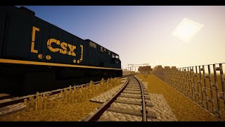 Minecraft Immersive Railroading  Riverdale Grain Shipment [upl. by Toomay]