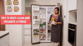 Tips to Deep Clean and Organize a Fridge  Vegetables Storage Ideas  Available in English and Hindi [upl. by Jar]