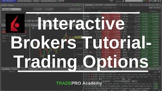 Interactive Brokers Tutorial Options trading with IB [upl. by Noillimaxam446]