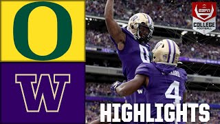 Oregon Ducks vs Washington Huskies  Full Game Highlights [upl. by Ydnik]