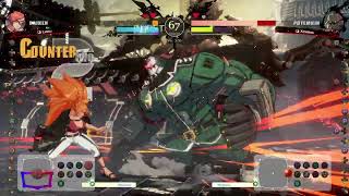 Baiken VS Potemkin floor 9 GGST [upl. by Ahsinirt]