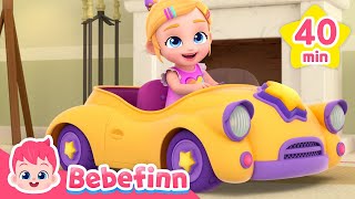 Best Car Songs 🚗 Vroom  more Compilation  Bebefinn Best Nursery Rhymes for Kids [upl. by Tracey]