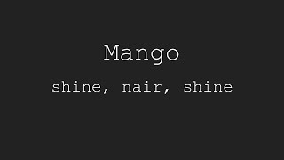 Mango shine nair shine [upl. by Milissa624]