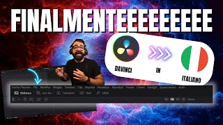 FINALMENTE DAVINCI RESOLVE IN ITALIANO 🎉🎉 [upl. by Sucramal]