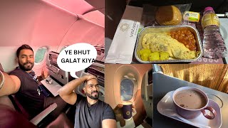 Vistara Airbus A320 ECONOMY CLASS Journey with food  BAD Experience ☹️ 😢 [upl. by Farah]