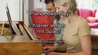 Klavier lernen für Anfänger bzw Einsteiger mit PianoPowerPlay  PDFDownload u MP3 Download [upl. by Akinas230]