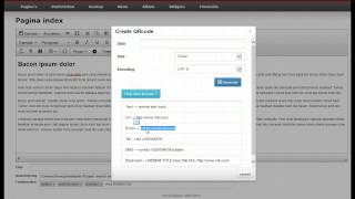tinymce 4 and 5 plugin QRcode wizzard [upl. by Fradin]