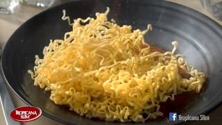 Tropicana Slim Less Fat Noodles Rasa Ayam Bakar [upl. by Annaet]