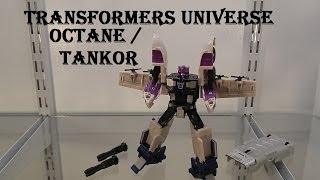 Transformers Video Review Universe Tankor  Octane [upl. by Hsetih]