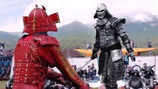 Keanu Reeves VS Golem Samurai Death Duel  FIGHT SCENE  47 Ronin  CLIP [upl. by Atenaz812]