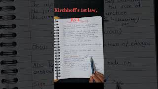 12th physics ch 3 kirchoffslaw kcl currentelectricity [upl. by Oab794]