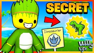 WOBBLY LIFE ARTEFAKTE  DINO PET SECRET FREIGESCHALTET Wobbly Life Update Museum [upl. by Agem]