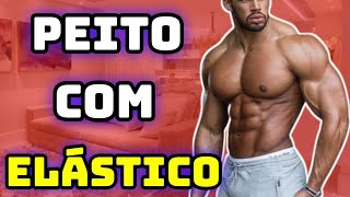 Peito com Elástico  10 Exercícios Para Treino de Peito com Elastico [upl. by Neroc]