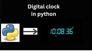 Creating a Digital Clock using Python and PygamePython digital clock tutorialDigital clock [upl. by Elleuqar]