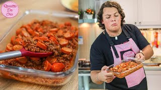 MOLHO DE SALSICHA MUITO SIMPLES E FÃCIL DEMAIS  RECEITAS DA CRIS ft FILHO DA CRIS [upl. by Selhorst]