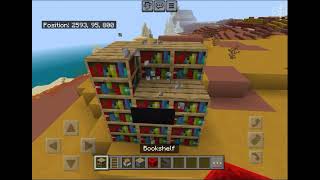 Minecraft Secret Bookshelf Tutorial [upl. by Parnell]