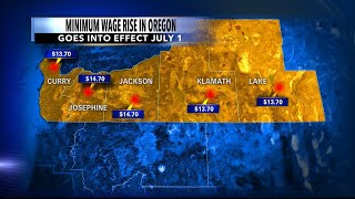 Oregon minimum wage rises [upl. by Notlrak]