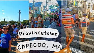 Provincetown Walking Tour  Cape Cod Massachusetts  CAPE COD VLOG  PTown  PTown [upl. by Miguela839]