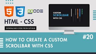 How To Style Scrollbars with CSS In 3 Simple Step  CSS Scrollbars [upl. by Raff506]