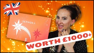 SEPHORA UK ADVENT CALENDAR UNBOXING 2023 [upl. by Eidnyl227]