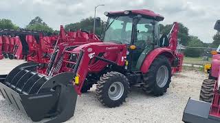 Mahindra 2660 PST cab tractor with grapple backhoe attachment amp block heater Heading to Alaska [upl. by Jameson]