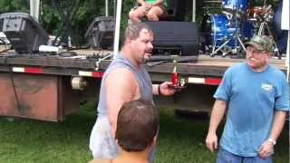 Bobbin for pigs feet Redneck Games 2012 part 2 [upl. by Rolanda]