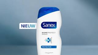 Nieuwe Sanex BiomeProtect Protectordouchegel  tegen huidirritaties 15sec [upl. by Norse554]