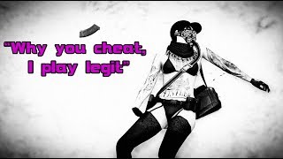 TRYHARD GIRL SAID quotI know this game you cant oneshot me with headshotquot [upl. by Engelbert566]