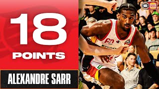 Alexandre Sarr 18 points and 5 blocks  Round 17 NBL24 [upl. by Bab]