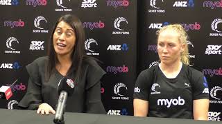 Silver Ferns v England  Quad Series Press Conference [upl. by Pascha204]