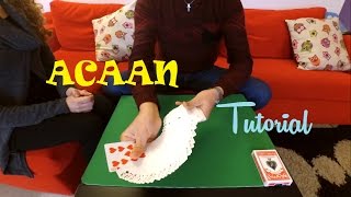 MAGIA ACAAN dal numero sconosciuto TUTORIAL  Magia con le carte con spiegazione [upl. by Dranyam]