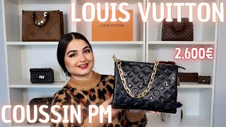 Louis Vuitton Coussin PM black I LV BAG 2021 I Review I Mary´s Closet [upl. by Anehs472]