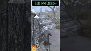 Checkout the spell HURL INTO OBLIVION from the Skyrim Spell Mod TRIUMVIRATE shorts [upl. by Minnie918]