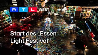 Start des quotEssen Light Festivalquot Kennedyplatz wird zur riesigen Leinwand  RTL WEST 02102024 [upl. by Aihsitan]