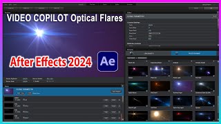 After Effects 2024 VIDEO COPILOT Optical Flares install and Review [upl. by Jamel914]