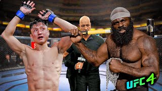 Dooho Choi vs Kimbo Slice EA sports UFC 4 [upl. by Aveneg]