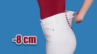 A sly sewing trick how to downsize jeans in the waist easily [upl. by Elleret]