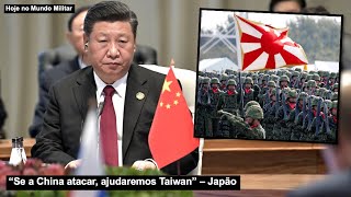 “Se a China atacar ajudaremos Taiwan” – Japão [upl. by Ahsitahs]