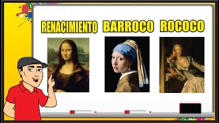 ARTE DEL RENACIMIENTO  BARROCO ROCOCO [upl. by Renferd]