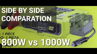 RYOBI 800W vs 1000W POWER INVERTER [upl. by Aciras]