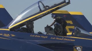 Blue Angels pilots prepare for Fleet Week air shows [upl. by Branham]