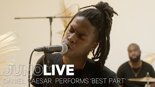 Daniel Caesar performs Best Part on JUNO LIVE  JUNO TV [upl. by Sada]