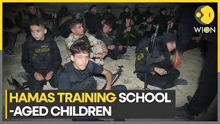 IsraelPalestine war Hamas commanders are training children to defend Gaza  WION [upl. by Stiruc]