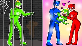 The Surprising Joy of Baby Catboy A New Family a New Beginning  PJ MASK 2D ANIMATION [upl. by Quillan483]